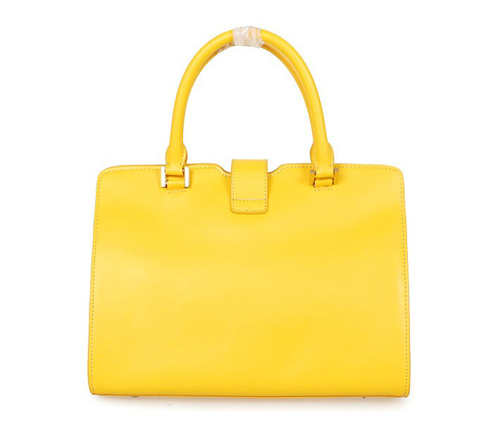 1:1 YSL small cabas chyc calfskin leather bag 8336 yellow